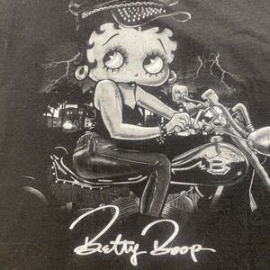 Betty Boop Biker Graphic Tee size S-M
